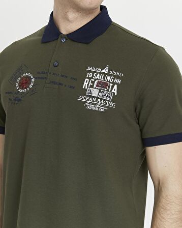 Arma Erkek Likralı Pike Polo Yaka Tişört 