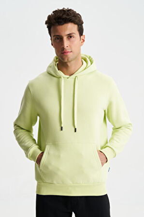 Arma Şık Erkek Regular Fit Basic 3 İplik Şardonlu Kanguru Cepli Kapüşonlu Sweatshirt 