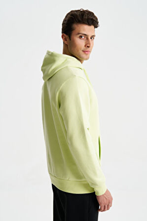 Arma Şık Erkek Regular Fit Basic 3 İplik Şardonlu Kanguru Cepli Kapüşonlu Sweatshirt 