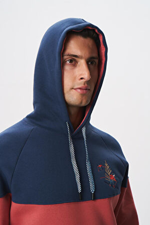 Arma Erkek Pamuklu Regular Fit 3 İplik Şardonlu Kanguru Cepli Sweatshirt 