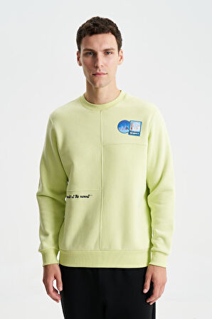 Arma Şık Erkek Regular Fit 3 İplik Şardonlu Bisiklet Yaka Sweatshirt 