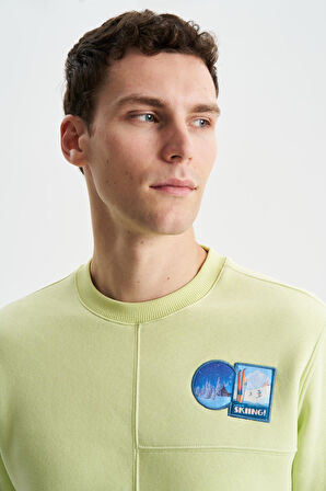Arma Şık Erkek Regular Fit 3 İplik Şardonlu Bisiklet Yaka Sweatshirt 
