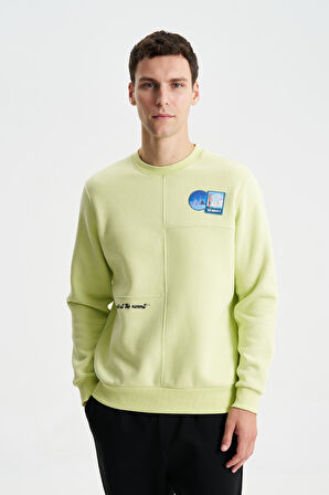 Arma Şık Erkek Regular Fit 3 İplik Şardonlu Bisiklet Yaka Sweatshirt 