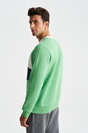 Arma Erkek Regular Fit Çok Renkli Bisiklet Yaka Sweatshirt 