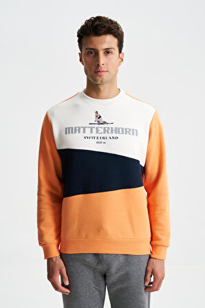 Arma Erkek Regular Fit Çok Renkli Bisiklet Yaka Sweatshirt 