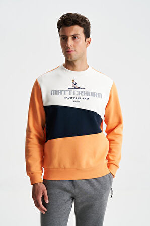 Arma Erkek Regular Fit Çok Renkli Bisiklet Yaka Sweatshirt 