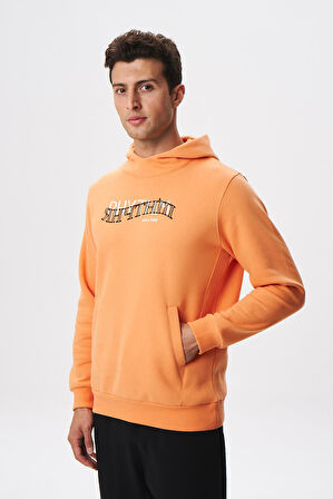 Arma Erkek Regular Fit Yazı Baskılı Dikişli Kanguru Cepli Sweatshirt K28254627001 