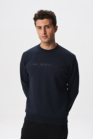 Arma Erkek Slim Fit Su Geçirmeyen Scuba Kumaş İnterlok Bisiklet Yaka Sweatshirt K28124988801 