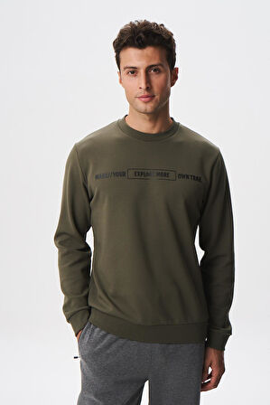 Arma Erkek Slim Fit Su Geçirmeyen Scuba Kumaş İnterlok Bisiklet Yaka Sweatshirt K28124988801 