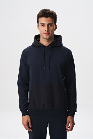 Arma Erkek Slim Fit Basic Kanguru Cepli Su Geçirmeyen Scuba Kumaş İnterlok Kapşonlu Sweatshirt K28254988601 