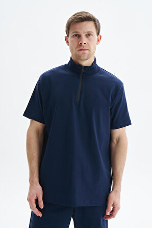 Arma Erkek Regular Fit Basic % 100 Pamuk Süprem Dik Yaka Fermuarlı Tişört Y29344449302 