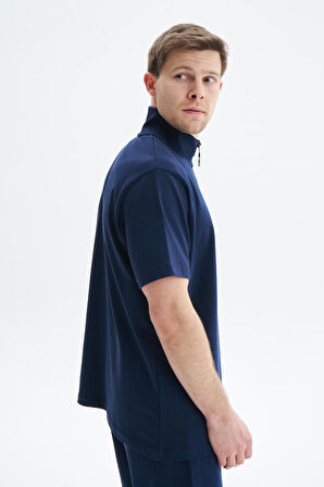 Arma Erkek Regular Fit Basic % 100 Pamuk Süprem Dik Yaka Fermuarlı Tişört Y29344449302 