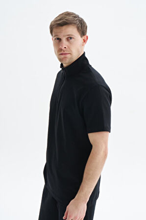 Arma Erkek Regular Fit Basic % 100 Pamuk Süprem Dik Yaka Fermuarlı Tişört Y29344449302 