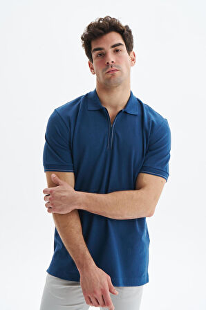 Arma Erkek Regular Fit Basic % 100 Pamuk Pike Fermuarlı Polo Yaka Tişört Y29374354002 