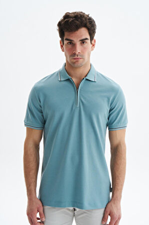 Arma Erkek Regular Fit Basic % 100 Pamuk Pike Fermuarlı Polo Yaka Tişört Y29374354202 