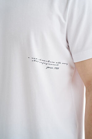 Arma Erkek Regular Fit Yazı Baskılı Süprem Bisiklet Yaka Tişört Y29344472802 