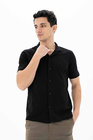 Arma Erkek % 100 Pamuk Penye Pike Regular Fit Polo Yaka Gömlek Y25374351101 