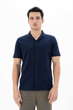 Arma Erkek % 100 Pamuk Penye Pike Regular Fit Polo Yaka Gömlek Y25374351101 