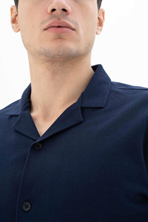 Arma Erkek % 100 Pamuk Penye Pike Regular Fit Polo Yaka Gömlek Y25374351101 