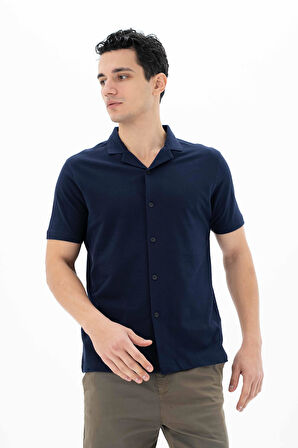 Arma Erkek % 100 Pamuk Penye Pike Regular Fit Polo Yaka Gömlek Y25374351101 