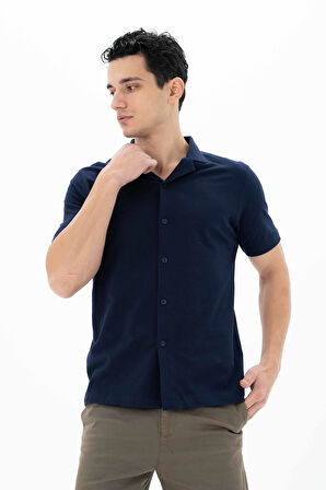 Arma Erkek % 100 Pamuk Penye Pike Regular Fit Polo Yaka Gömlek Y25374351101 