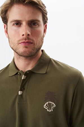 Arma Erkek Regular Fit Baskılı % 100 Pamuk Pike Polo Yaka Tişört Y29374354902 