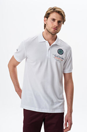 Arma Erkek Battal Büyük Beden Baskılı % 100 Pamuk Pike Polo Yaka Tişört Y29374870502 