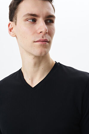 Arma Erkek Regular Fit Basic Süprem V Yaka Tişört Y29364453102 