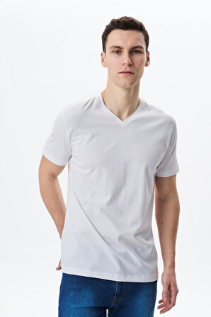 Arma Erkek Regular Fit Basic Süprem V Yaka Tişört Y29364453102 