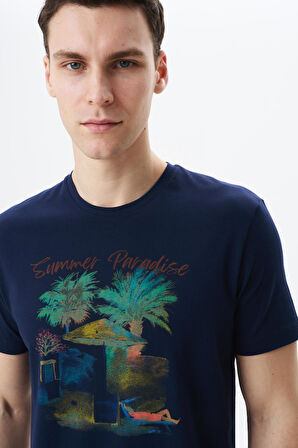 Arma Erkek Regular Fit Baskılı Süprem Bisiklet Yaka Tişört Y29344453502 