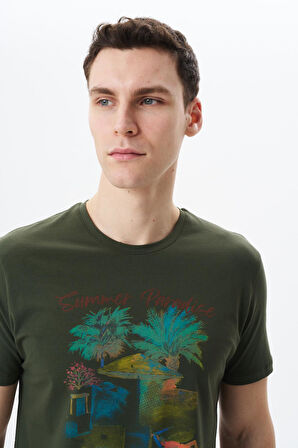 Arma Erkek Regular Fit Baskılı Süprem Bisiklet Yaka Tişört Y29344453502 