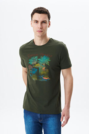 Arma Erkek Regular Fit Baskılı Süprem Bisiklet Yaka Tişört Y29344453502 