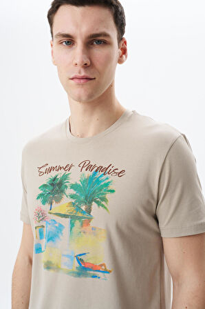 Arma Erkek Regular Fit Baskılı Süprem Bisiklet Yaka Tişört Y29344453502 