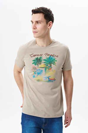 Arma Erkek Regular Fit Baskılı Süprem Bisiklet Yaka Tişört Y29344453502 