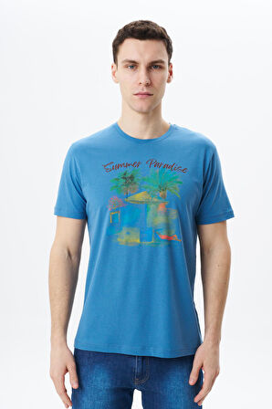 Arma Erkek Regular Fit Baskılı Süprem Bisiklet Yaka Tişört Y29344453502 