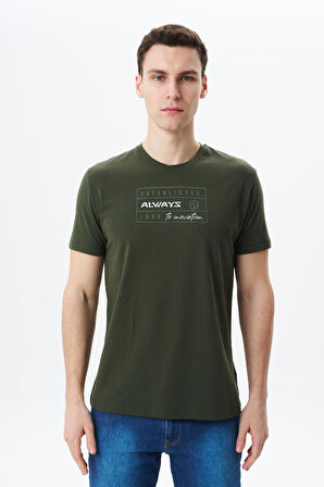 Arma Erkek Regular Fit Baskılı Süprem Bisiklet Yaka Tişört Y29344453702 