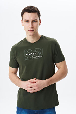 Arma Erkek Regular Fit Baskılı Süprem Bisiklet Yaka Tişört Y29344453702 