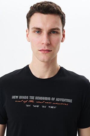 Arma Erkek Regular Fit Baskılı Süprem Bisiklet Yaka Tişört Y29344453302 