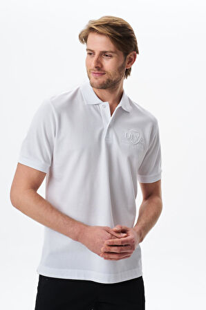 Arma Erkek Yazı Baskılı Regular Fit % 100 Pamuk Pike Polo Yaka Tişört Y29374355602 