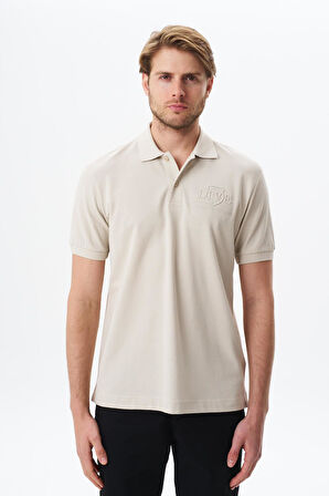 Arma Erkek Yazı Baskılı Regular Fit % 100 Pamuk Pike Polo Yaka Tişört Y29374355602 