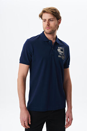 Arma Erkek Yazı Baskılı Regular Fit % 100 Pamuk Pike Polo Yaka Tişört Y29374355802 