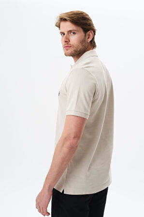 Arma Erkek Yazı Baskılı Regular Fit % 100 Pamuk Pike Polo Yaka Tişört Y29374355802 