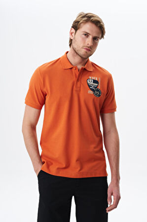 Arma Erkek Yazı Baskılı Regular Fit % 100 Pamuk Pike Polo Yaka Tişört Y29374355802 