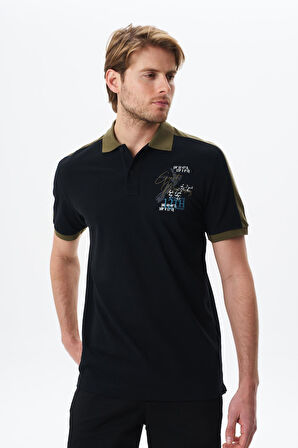 Arma Erkek Regular Fit Baskılı % 100 Pamuk Pike Polo Yaka Tişört Y29374356002 