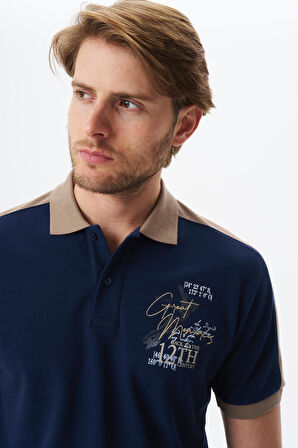 Arma Erkek Regular Fit Baskılı % 100 Pamuk Pike Polo Yaka Tişört Y29374356002 