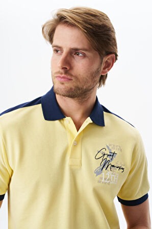 Arma Erkek Regular Fit Baskılı % 100 Pamuk Pike Polo Yaka Tişört Y29374356002 