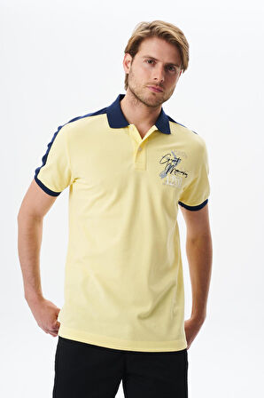 Arma Erkek Regular Fit Baskılı % 100 Pamuk Pike Polo Yaka Tişört Y29374356002 