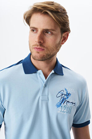 Arma Erkek Regular Fit Baskılı % 100 Pamuk Pike Polo Yaka Tişört Y29374356002 