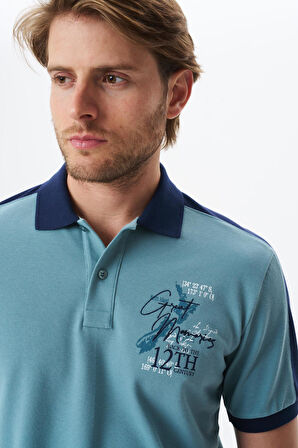 Arma Erkek Regular Fit Baskılı % 100 Pamuk Pike Polo Yaka Tişört Y29374356002 