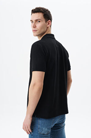 Arma Erkek Basic Regular Fit Jakarlı Süprem Polo Yaka Tişört Y29374356402 